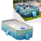 Foldable Pool Free Inflation Rectangular Shaped PVC Swimming Pool