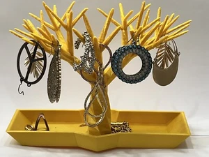 Jewelry Stand Tree Necklace Holder Jewelry Organizer Tree and Tray Home Decor - Picture 1 of 7