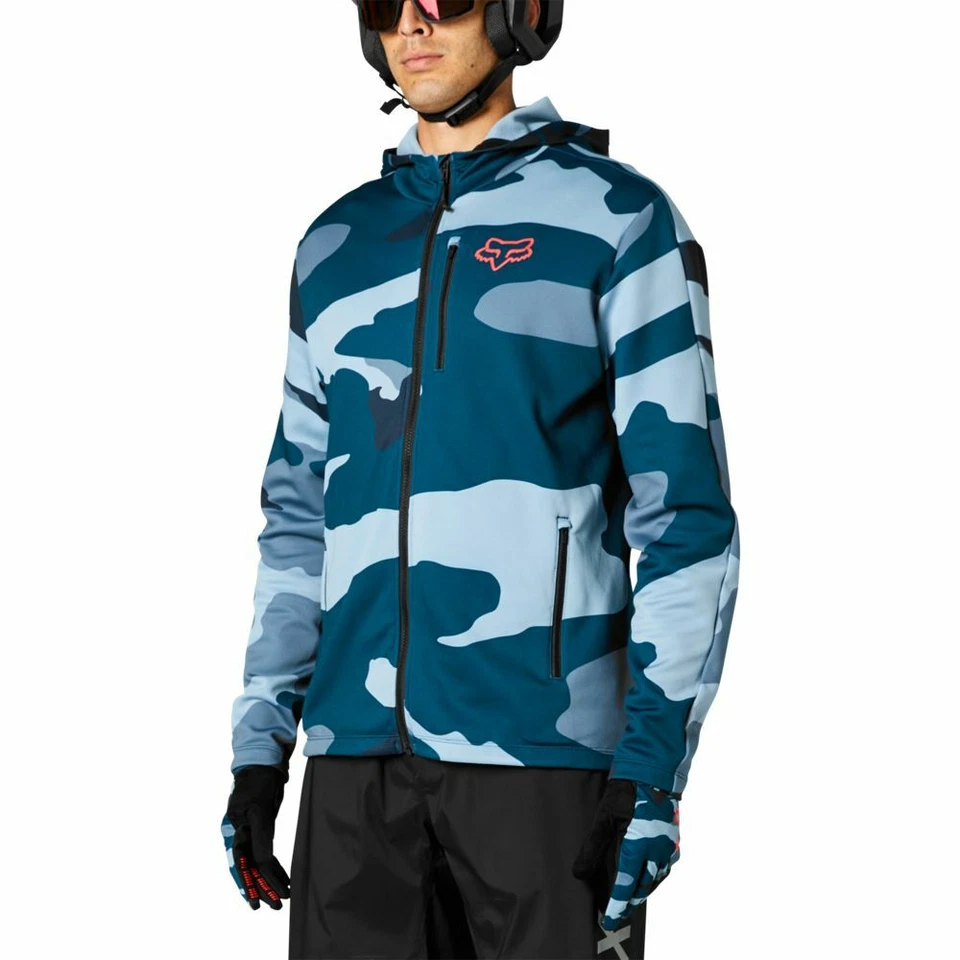 Chaqueta polar Fox Racing MTB Ranger Tech azul camuflaje Foto 1 de 4