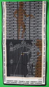 The "21" Club Iron Gate Print XXX Poly Schal - Bild 1 von 4