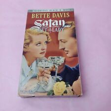 Satan Met a Lady VHS Tape Bette Davis B&W