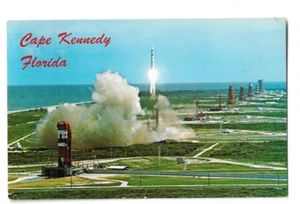 Florida FL Cape Kennedy Space Center NASA Aerial View Postcard Old Vintage - Picture 1 of 2