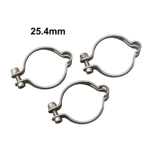 Bicycle Brake Cable Frame Clip Clamp Holder 25.4/28.6/31.8/34.9mm CHROME-Cycling - Picture 1 of 60