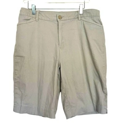 Basic Editions | Khaki Walking Shorts Size Large. - Image 1 of 2