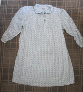 Carroll Reed Ladies SIZE 20-22 NIGHTGOWN NIGHTSHIRT SLEEPWEAR Vintage 80S FLANEL - Picture 1 of 6