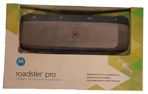 Motorola Roadster Pro Bluetooth Car Speakerphone - Silver - Picture 1 of 11