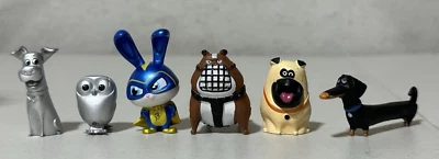 Lote De 6 Figuras PVC Secret Life of Pets Juguetes Usados Foto 1 de 4