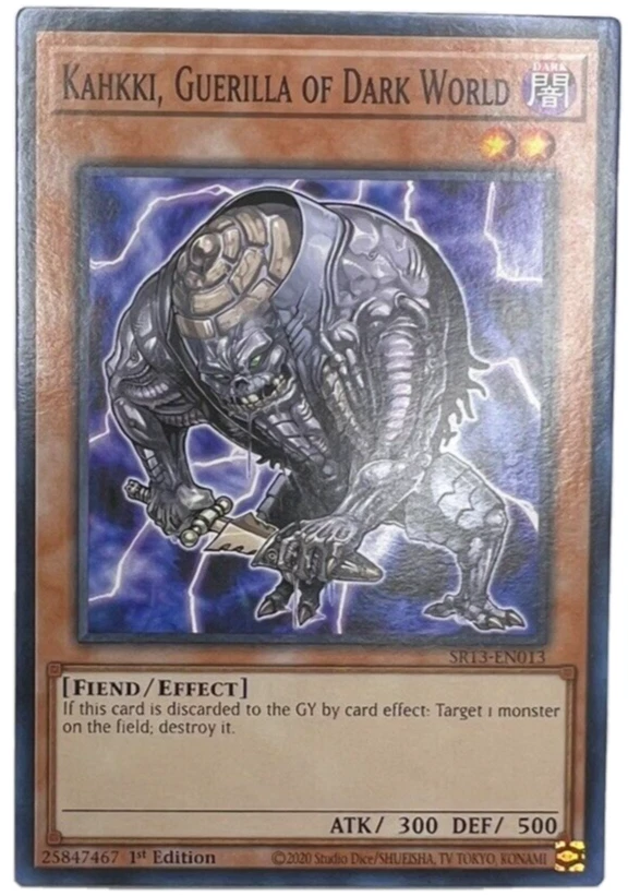 YuGiOh! - Kahkki, Guerilla of Dark World - Common - Image 1 of 1