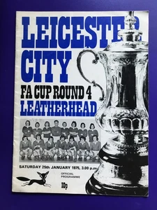 LEICESTER CITY v LEATHERHEAD...1974/75 FA CUP - Picture 1 of 1