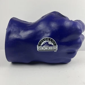 Colorado Rockies Fan Fist® Schaum Souvenir Getränkehalter Lila Dose Flasche - Bild 1 von 6