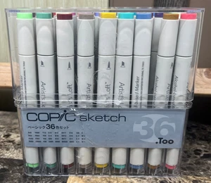 Artist's Loft Sketch Marker auf Alkoholbasis 36er Set (gebraucht von einem Projekt) - Bild 1 von 4