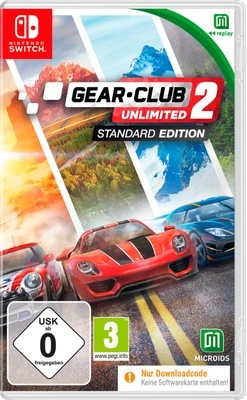 MICROIDS Gear Club Unlimited 2 (Code in the Box) - Nintendo Switch (NEU & OVP!)