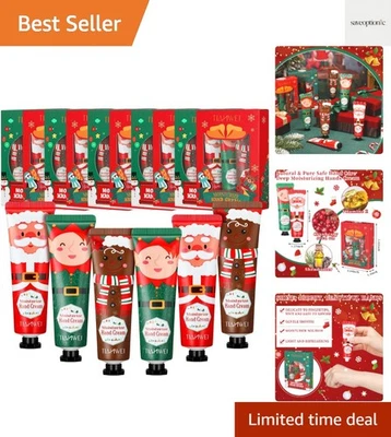 30 Piezas Crema de Manos de Navidad Regalo a Granel con Cajas de Regalo Tamaño de Viaje Hidratante... Foto 1 de 4