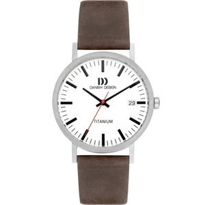 Reloj con correa de cuero gris diseño danés para caballero IQ14Q1273 - Imagen 1 de 6