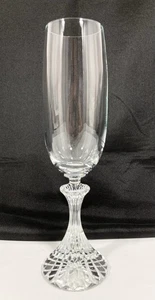 Mikasa Crystal "THE RITZ" Champagne Flute Rib Stem 8 1/2" Tall Vtg W Germany EUC - Picture 1 of 16