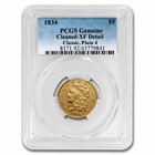 1834 $5 Gold Classic Head Half Eagle Plain 4 XF Details PCGS