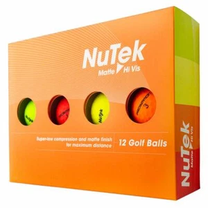 NEW Prosimmon Nutek Golf Balls Matte Multi Colour - Picture 1 of 5