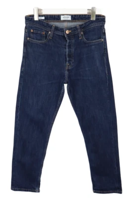 Jack & Jones Loose / Chris Men's Jeans W30/L30 Button Fly Denim Blue - Image 1 of 4