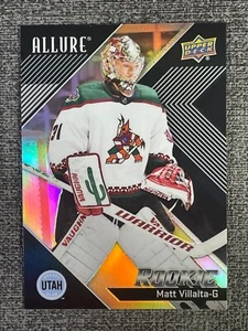 Matt Villalta 2024-25 Upper Deck Allure Hockey Black Rainbow Rookie #104 RC - Picture 1 of 2