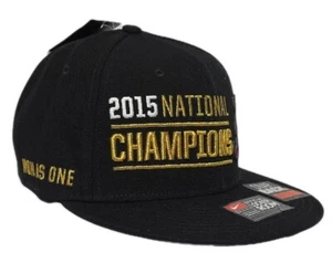 ALABAMA Crimson Tide NATIONAL CHAMPION Cap Football Locker Room NIKE 2015 Hat - Picture 1 of 9