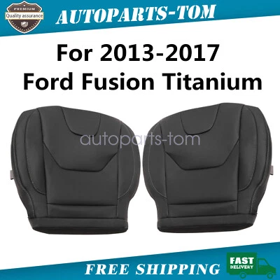 For Ford Fusion Titanium 2013-2017 Replacement Front Bottom Leather Seat Cover - Image 1 of 4