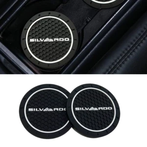 2Pcs Car Cup Holder Coaster fit for Chevy Silverado Car Interior Accessories - Picture 1 of 5