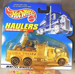 1999 Hot Wheels Haulers Voltage Blasters CABLE TRON Signal Truck Gray/Chrome - Picture 1 of 6