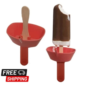 1pc Drip-Free Popsicle Holder - Mess-Free Frozen Snack Holder with Straw - Picture 1 of 5
