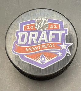 2022 Montreal NHL Draft Collector's Puck - Picture 1 of 2