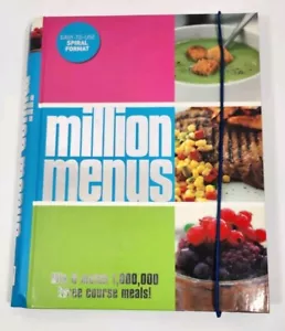MILLION MENUS - Mix & Match - Spiral Bound Hardcover - Excellent Condition - Picture 1 of 7