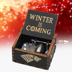 Game of Thrones Wooden Music Box For Birthday Gift Festival Souvenir Child Toy - Picture 1 of 7