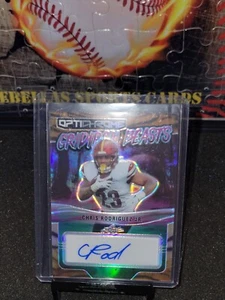2023 Leaf Eclectic Flash Chris Rodriguez Jr Auto FB-CRJ #3/3 - Picture 1 of 2