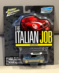 Johnny Lightning The Italian Job Mini Cooper Hollywood on Wheels Blue Dust NIB - Picture 1 of 11