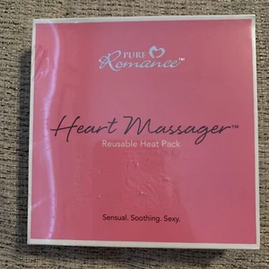 Pure Romance Heart Massager Heart Shaped Heat Pack Reusable New In Box Sealed A3 - Picture 1 of 2