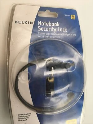 Belkin Notebook Security Lock 6ft Galvanized Steel Cable Laptop Lock F8E550 - Image 1 of 4