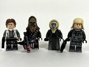 Lego Star Wars Moloch, Rebolt, Han Solo & Chewbacca Minifigure Lot - Picture 1 of 2