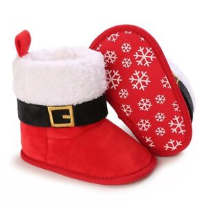 9-14 months Newborn Girls Baby Toddler Casual Shoes Christmas Winter Warm Boots