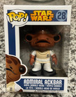 Funko Pop! Vinyl: Star Wars - Admiral Ackbar #28