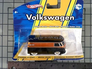 Hot Wheels 2008 1/43 '58 Volkswagen Panel Bus, black w/orange accent - Picture 1 of 1