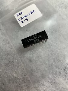 💫 RCA - CD4001AE 213 DIP-14 Integrated Circuit (IC) NOS - US Seller 💫 - Picture 1 of 2