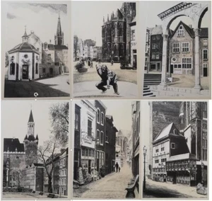 Kunstdrucke Radierungen Sehenswürdigkeiten AACHEN limitiert 6 versch. Motive - Bild 1 von 8