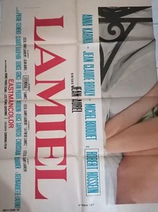 LAMIEL POSTER 1967 EDITION 200X140 CM ANNA KARINA, J.AUREL [BAG5-78] - Picture 1 of 2