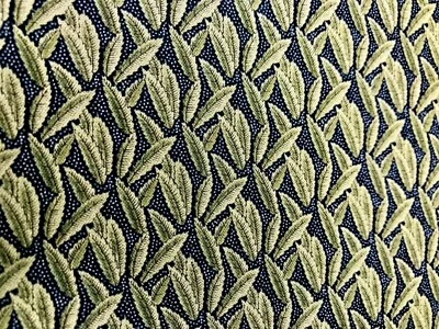 Blank Textiles Premium Quilting Cotton OOP Leaf Pattern 15” x 44” Cutting - Image 1 of 2