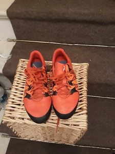 Botines de fútbol ADIDAS Predator 18.4 FxG para niños jóvenes talla 3.5 negro naranja - Imagen 1 de 12