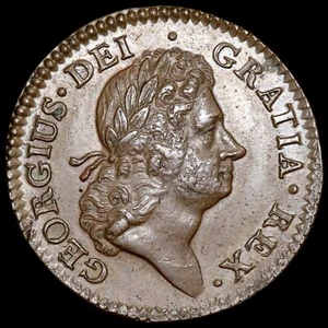 Irland, Hibernia. Georg I., 1714-27. Halfpenny, 1723. Wood’s Issue. Typ II. - Bild 1 von 6