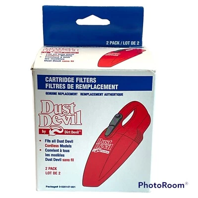 Paquete de 2 filtros de repuesto originales Dirt Devil modelos inalámbricos NUEVO Foto 1 de 4