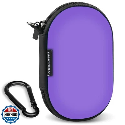 Earbud Case Holder, RISETECH Hard Shell Earphone Case Wired Headp - Image 1 of 4