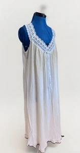 Vintage 90s Victoria's Secret Country Lace Peach Cottage Core Prairie Nightgown - Picture 1 of 12