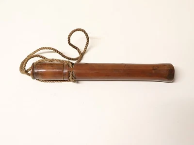 Ancien Etui de Ceinture de kimono en Bambou Japon Epoque Meiji - Photo 1/4