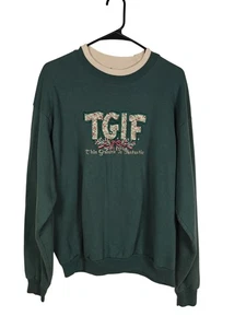 Sudadera De Colección Mc Energy Sportswear Verde TGIF Grannycore Gráfico - Imagen 1 de 7